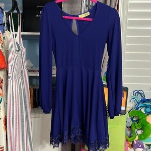 Joy Blue Lacey dress